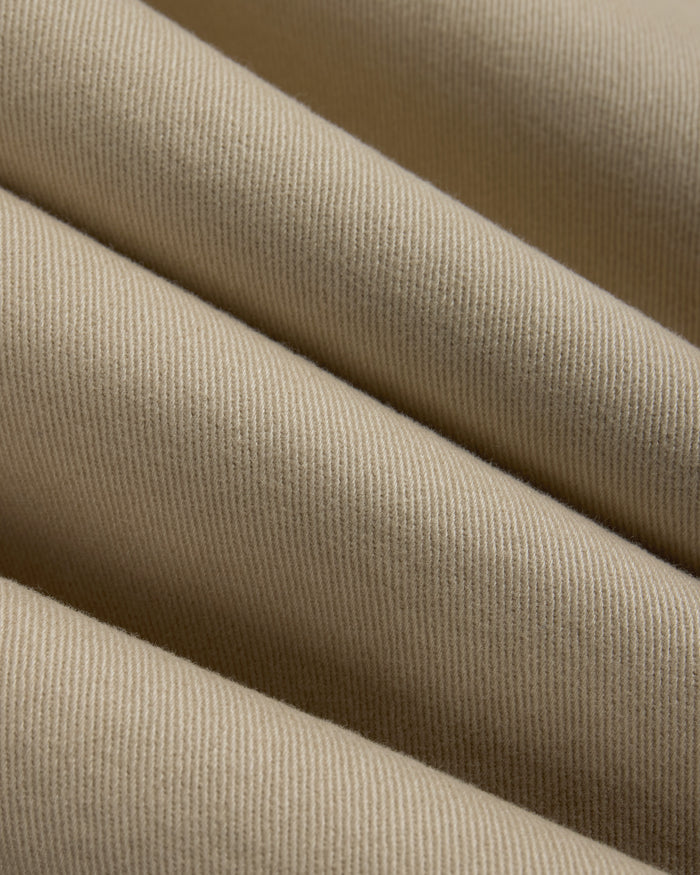 Khaki 5-Pocket Cotton Twill Pant