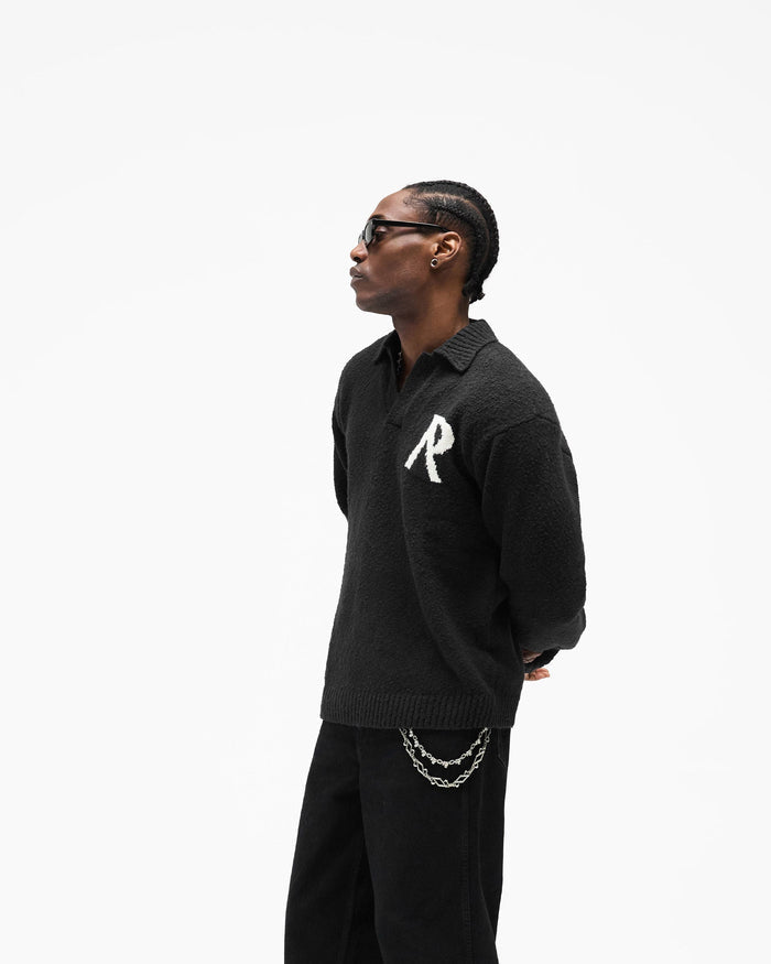 Knitted_Boucle_Polo_-_Jet_Black_02.jpg