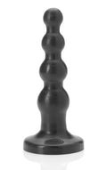 Large Ripple Silicone Dildo - Black