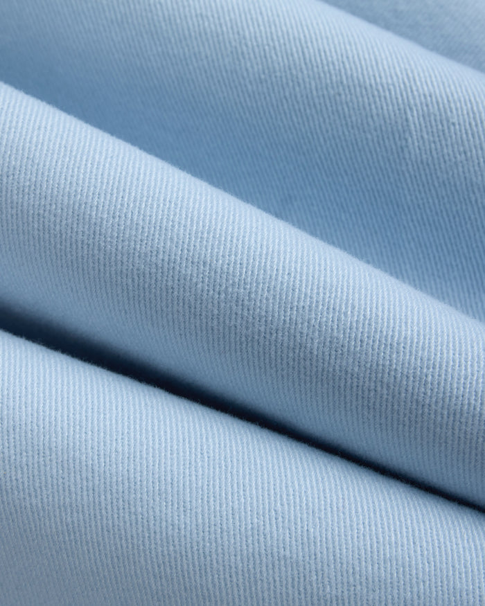 Light Blue 5-Pocket Cotton Twill Pant