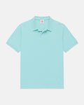 Light Blue Cotton Pique Polo