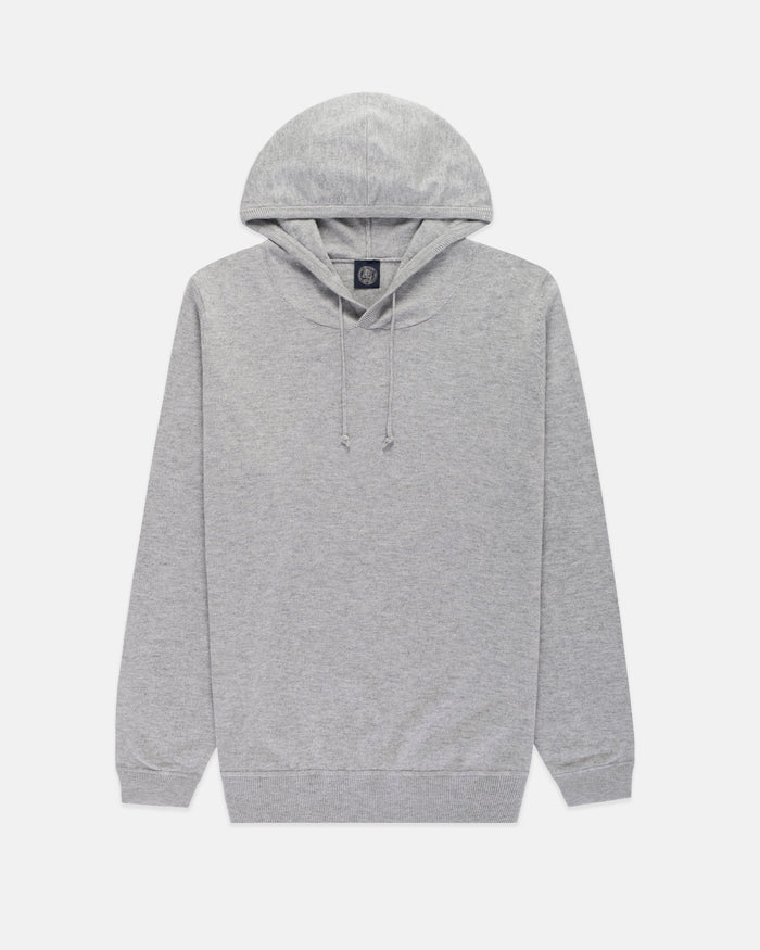 Light Grey Cotton-Wool Hoodie