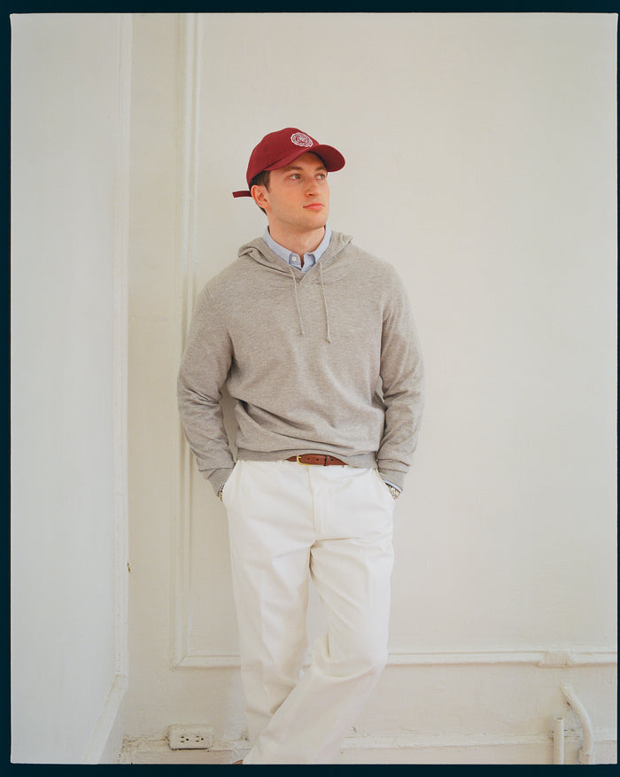 Light Grey Cotton-Wool Hoodie