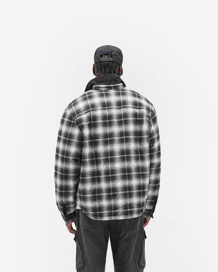 Logo Quilted Shirt - Black