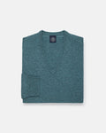 Lovat Lambswool V-neck Sweater