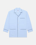 Made-in-Canada Blue Cotton Oxford Cloth Pajamas