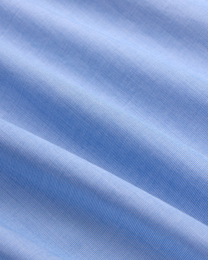 Made-in-Canada Blue End-On-End Cotton Pajamas