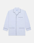 Made-in-Canada Blue University Stripe Cotton Oxford Cloth Pajamas