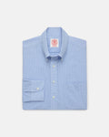 Made-in-Canada Dark Blue Mini Tattersall Button Down Shirt - Classic Fit