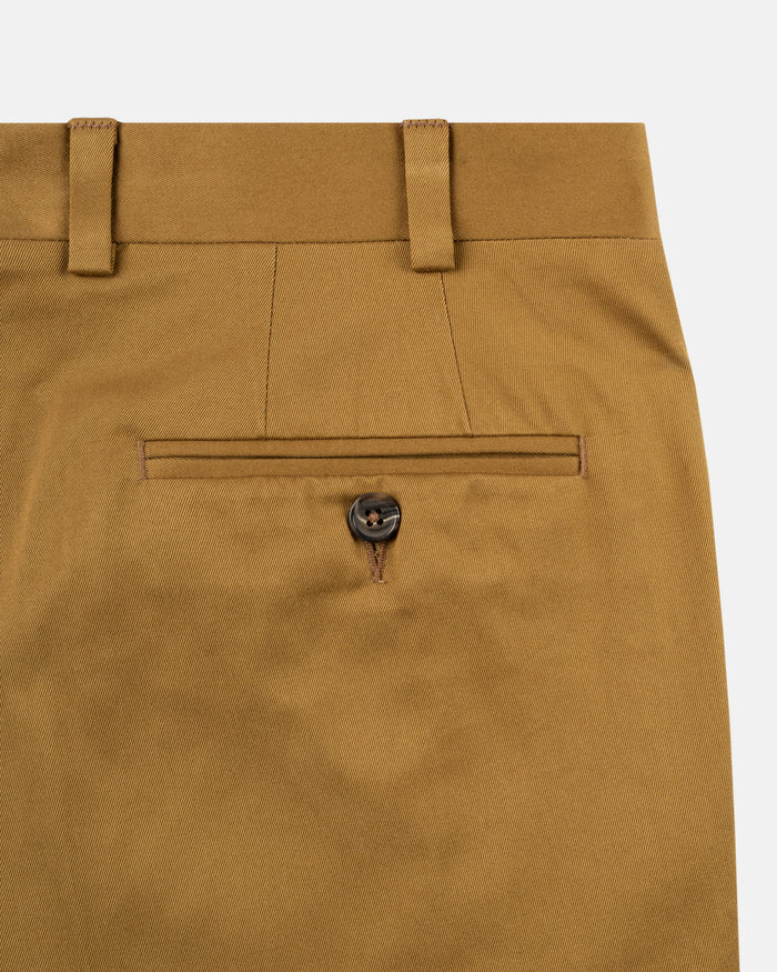 Made-in-Canada Dark Khaki Cotton Drill Cloth Trousers