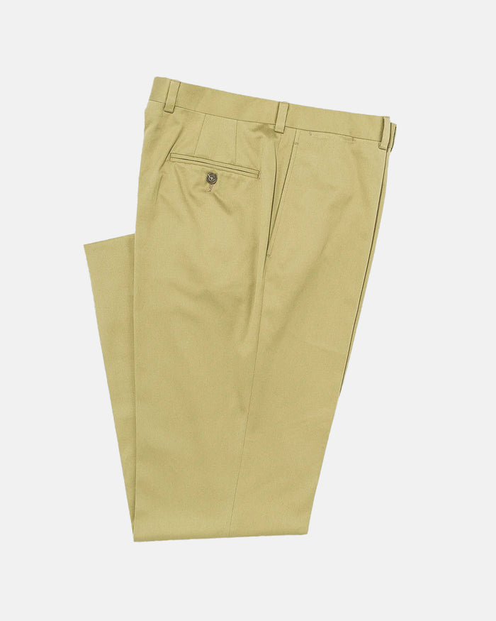 Made-in-Canada Khaki Cotton Drill Cloth Trousers