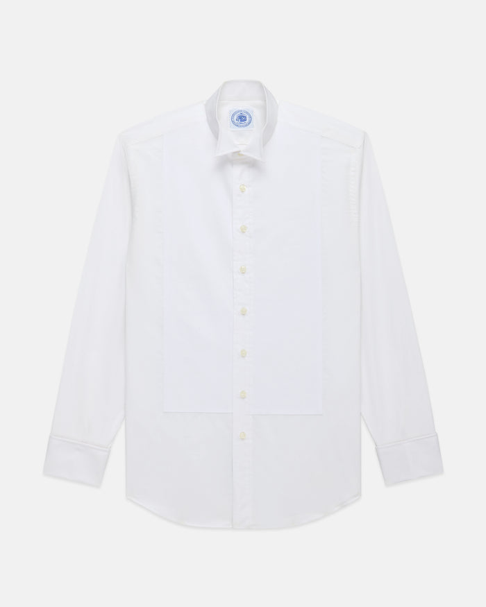 Made-in-Canada Marcella Bib-Front Wing Collar Formal Shirt