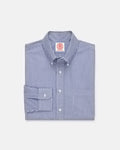 Made-in-Canada Navy Bengal Stripe Button Down Shirt - Classic Fit