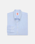 Made-in-Canada Navy Hairline Stripe Button Down Shirt - Classic Fit