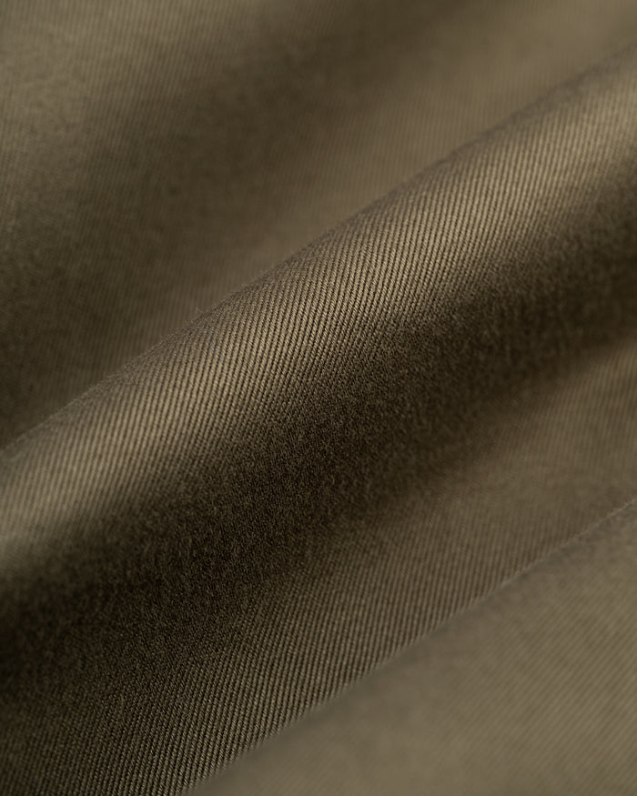 Made-in-Canada Olive Cotton Drill Cloth Trousers
