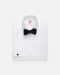 Made-in-Canada Pleated Front Straight Collar Formal Shirt
