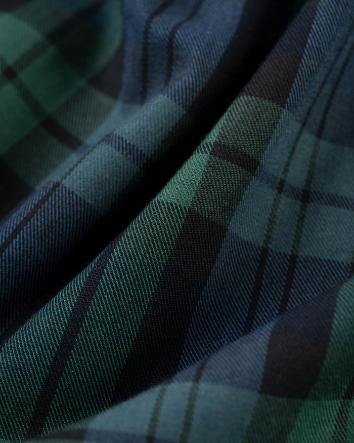 Made-in-Canada Viyella Black Watch Tartan Robe