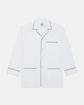 Made-in-Canada White Cotton Broadcloth Pajamas