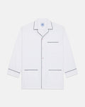 Made-in-Canada White Cotton Oxford Cloth Pajamas