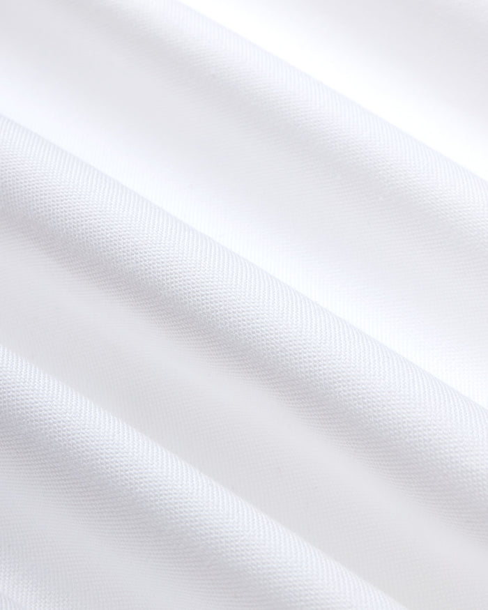 Made-in-Canada White Cotton Oxford Cloth Pajamas