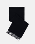 Made-in-England Black Cashmere Muffler