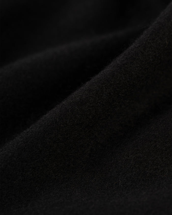 Made-in-England Black Cashmere Muffler