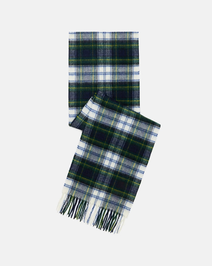 Made-in-England Dress Gordon Tartan Merino Wool Scarf