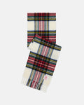 Made-in-England Dress Stewart Tartan Merino Wool Scarf