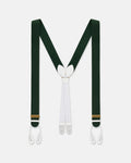 Made-in-England Green Wool Boxcloth Braces