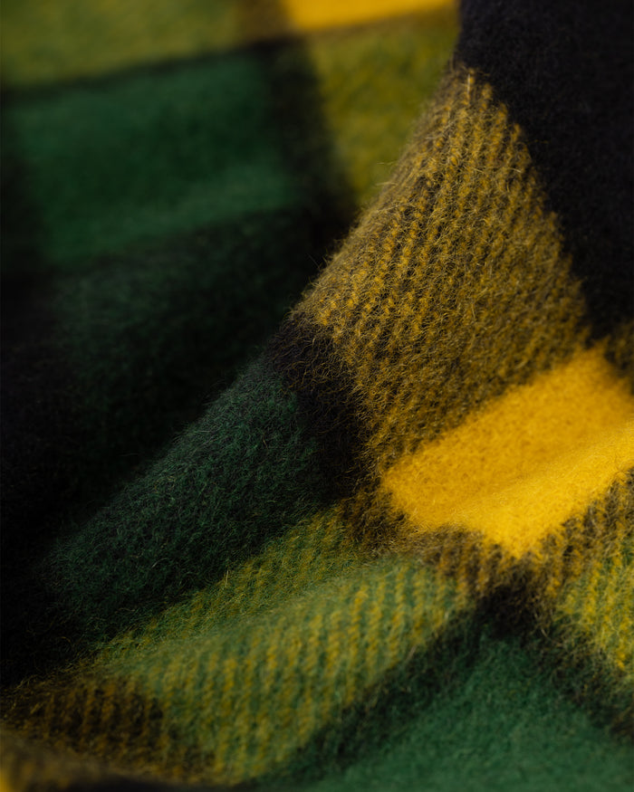 Made-in-England Haworth Plaid Cashmere Muffler