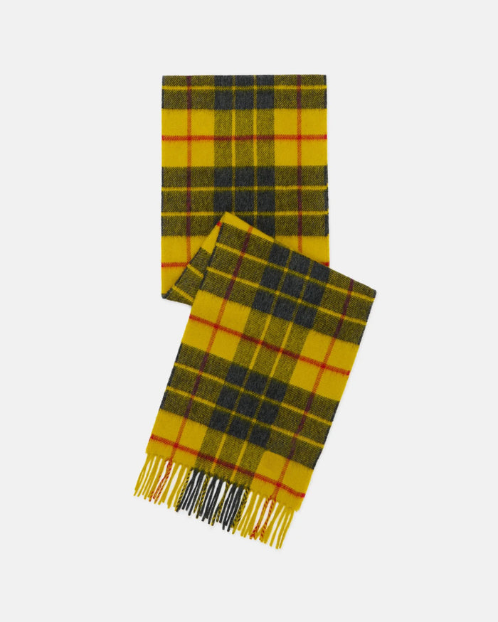 Made-in-England Macleod Tartan Merino Wool Scarf
