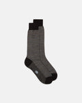 Made-in-Italy Multi Houndscheck Wool Mid-Calf Socks