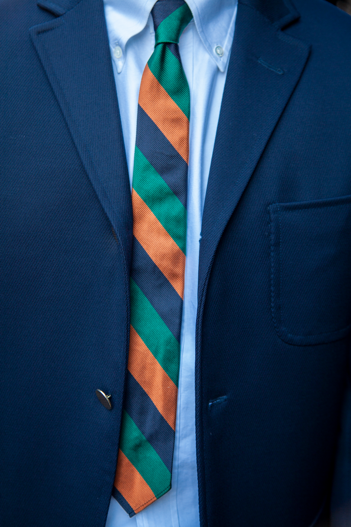 Made-in-Japan Kabuki Curtain Stripe Tie