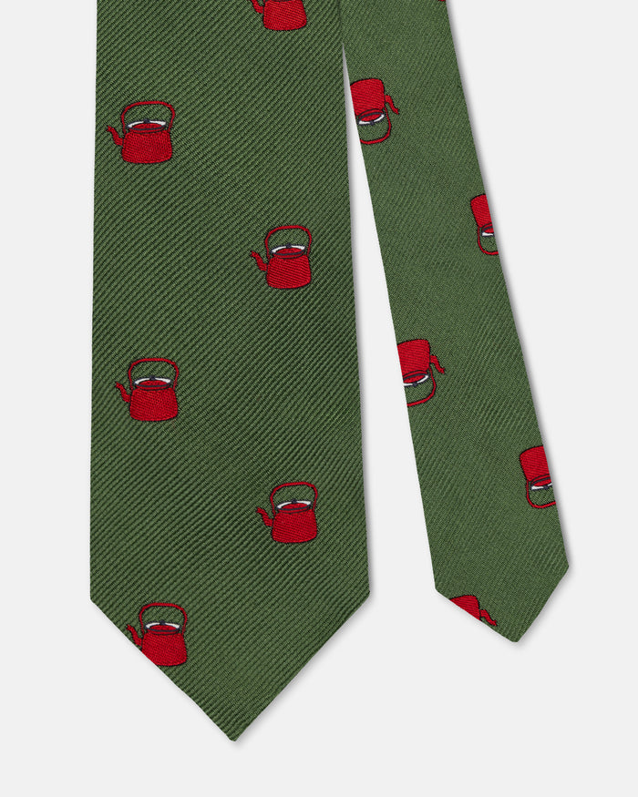 Made-in-Japan Ozu Kettle Club Tie