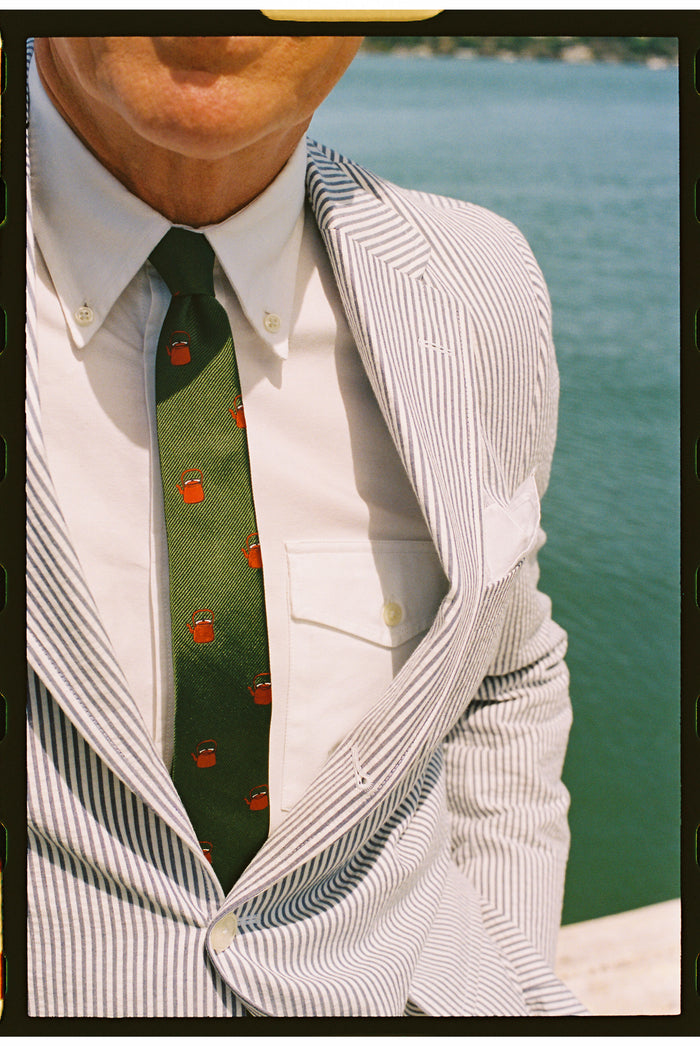 Made-in-Japan Ozu Kettle Club Tie