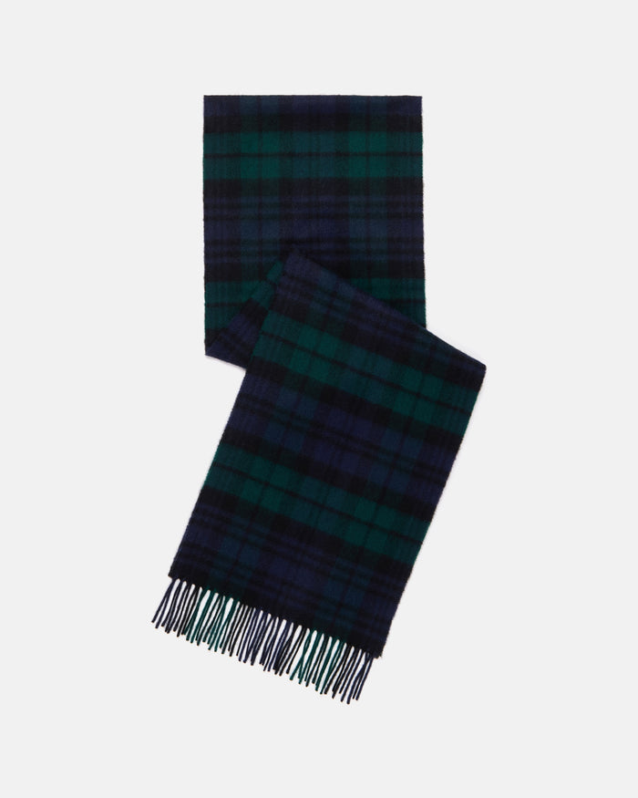 Made-in-Scotland Blackwatch Tartan Cashmere Muffler