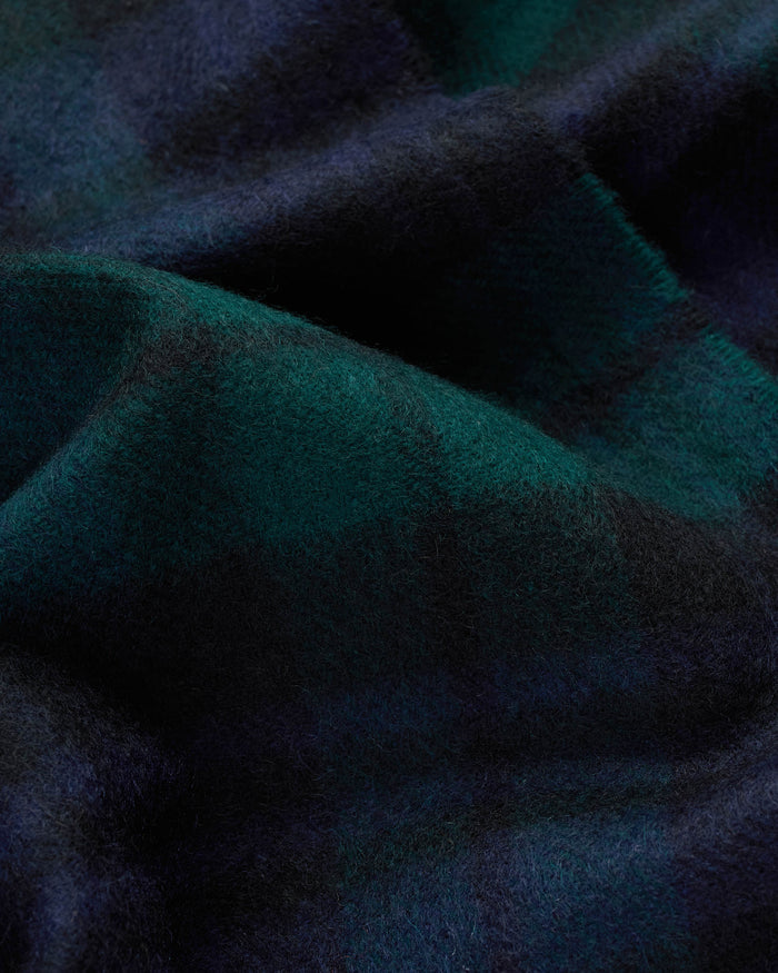 Made-in-Scotland Blackwatch Tartan Cashmere Muffler