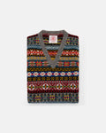 Made-in-Scotland Grey Fair Isle Sweater Vest
