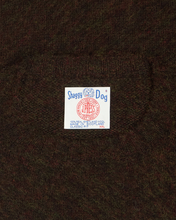 Made-in-Scotland Grouse Shaggy Dog Sweater - Classic Fit