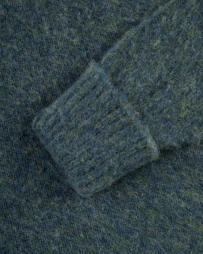 Made-in-Scotland Lovat Shaggy Dog Sweater - Classic Fit