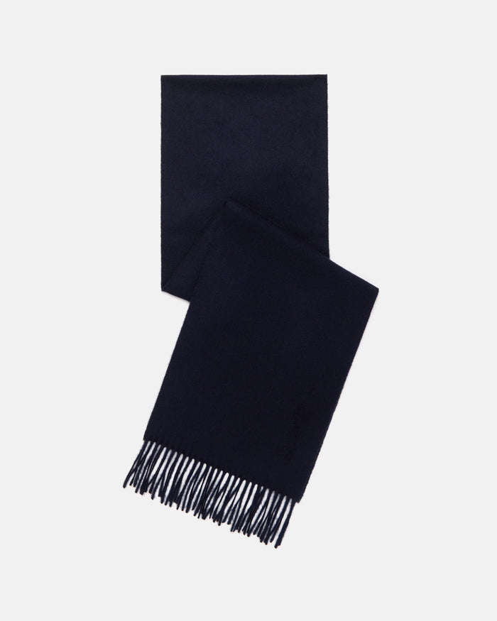 Made-in-Scotland Navy Cashmere Muffler