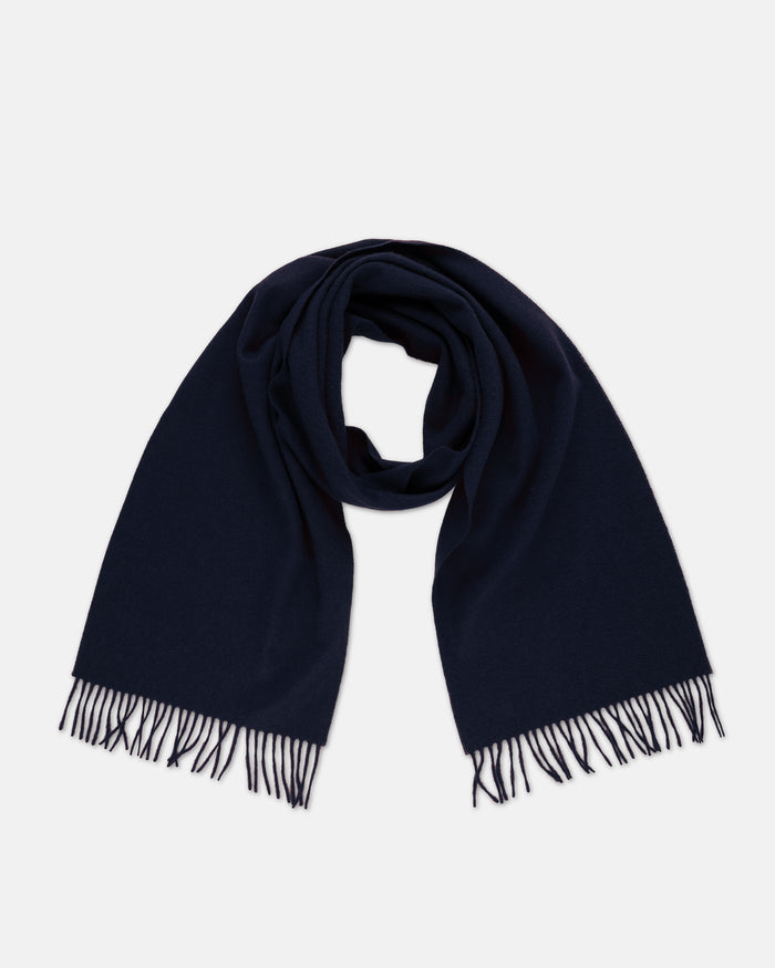 Made-in-Scotland Navy Cashmere Muffler