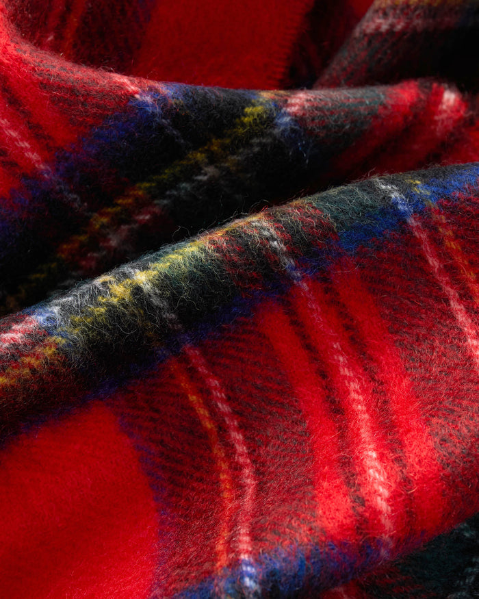 Made-in-Scotland Royal Stewart Tartan Cashmere Muffler