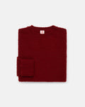 Made-in-Scotland Scarlet Red Shaggy Dog Sweater - Classic Fit