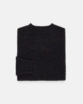 Made-in-Scotland Women's Char Brown Shaggy Dog Sweater