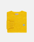 Made-in-Scotland Yellow Shaggy Dog Icon Sweater  - Trim Fit