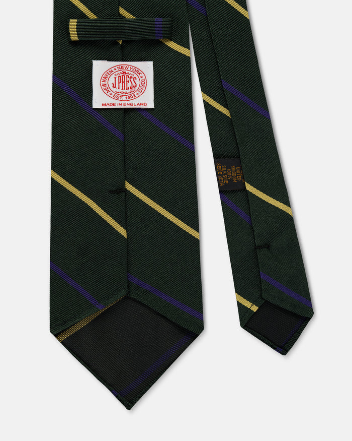 Made-in-UK 3rd County of London Yeomanry Silk Repp Tie