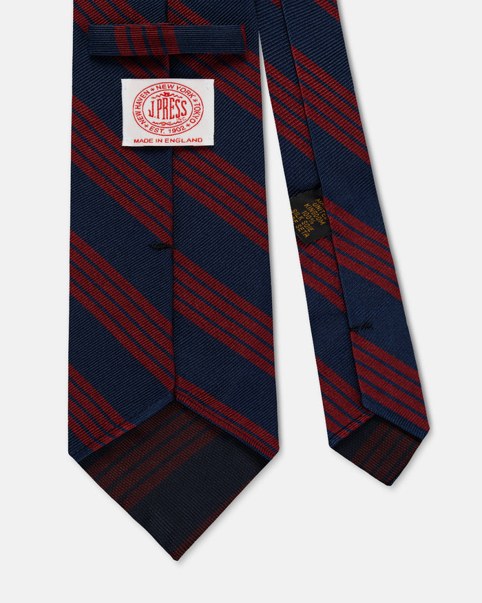 Made-in-UK 4th City of London Battalion Silk Repp Tie
