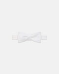 Made-in-UK Cotton Pique Self-Tie Formal Bow Tie
