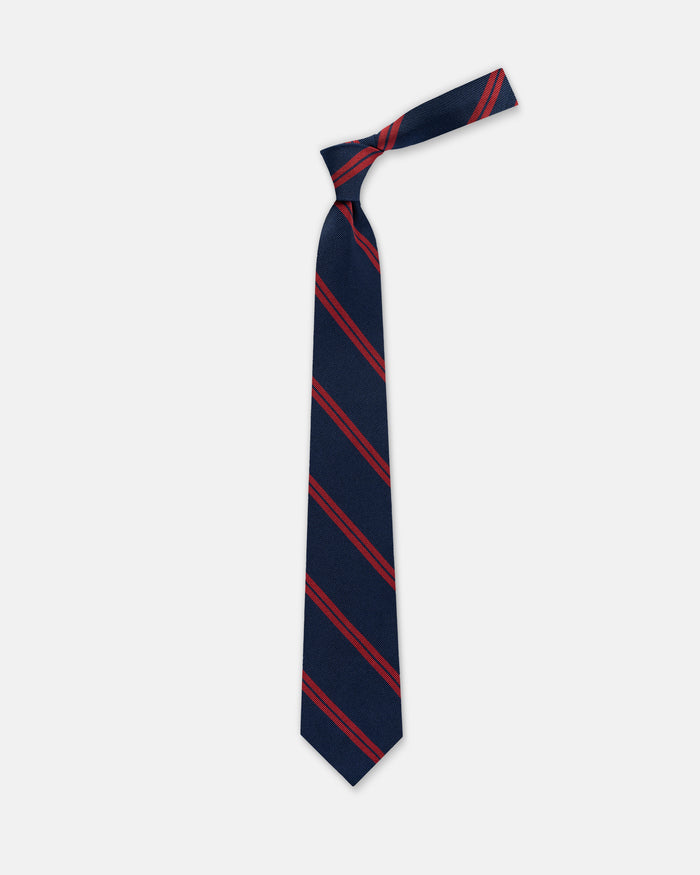 Made-in-UK Derbyshire Yeomanry Silk Repp Tie